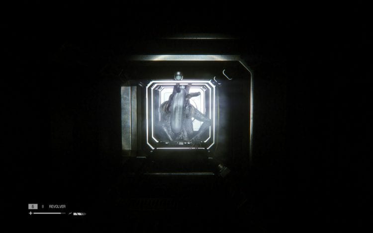 Praticamente il simbolo del gioco, l'Alieno che striscia nei condotti.