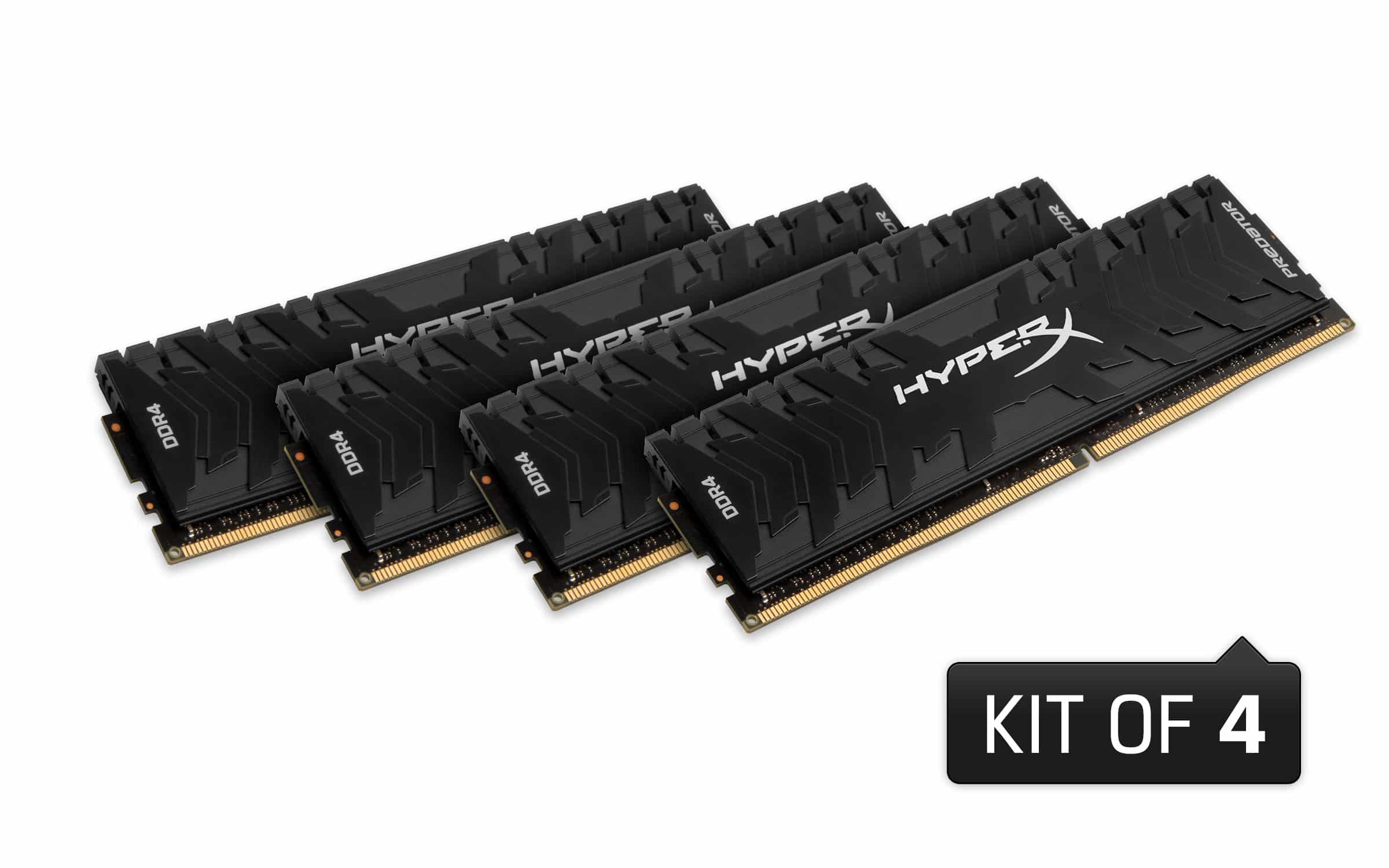 HyperX presenta un nuovo design per le Predator DDR4 e DDR3