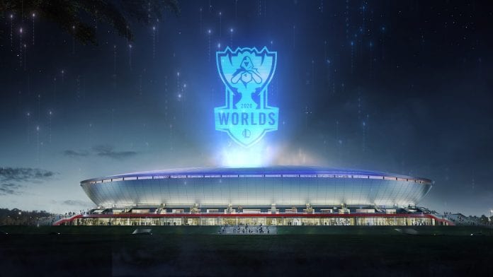 Pudong Stadium league of legends worlds 2020