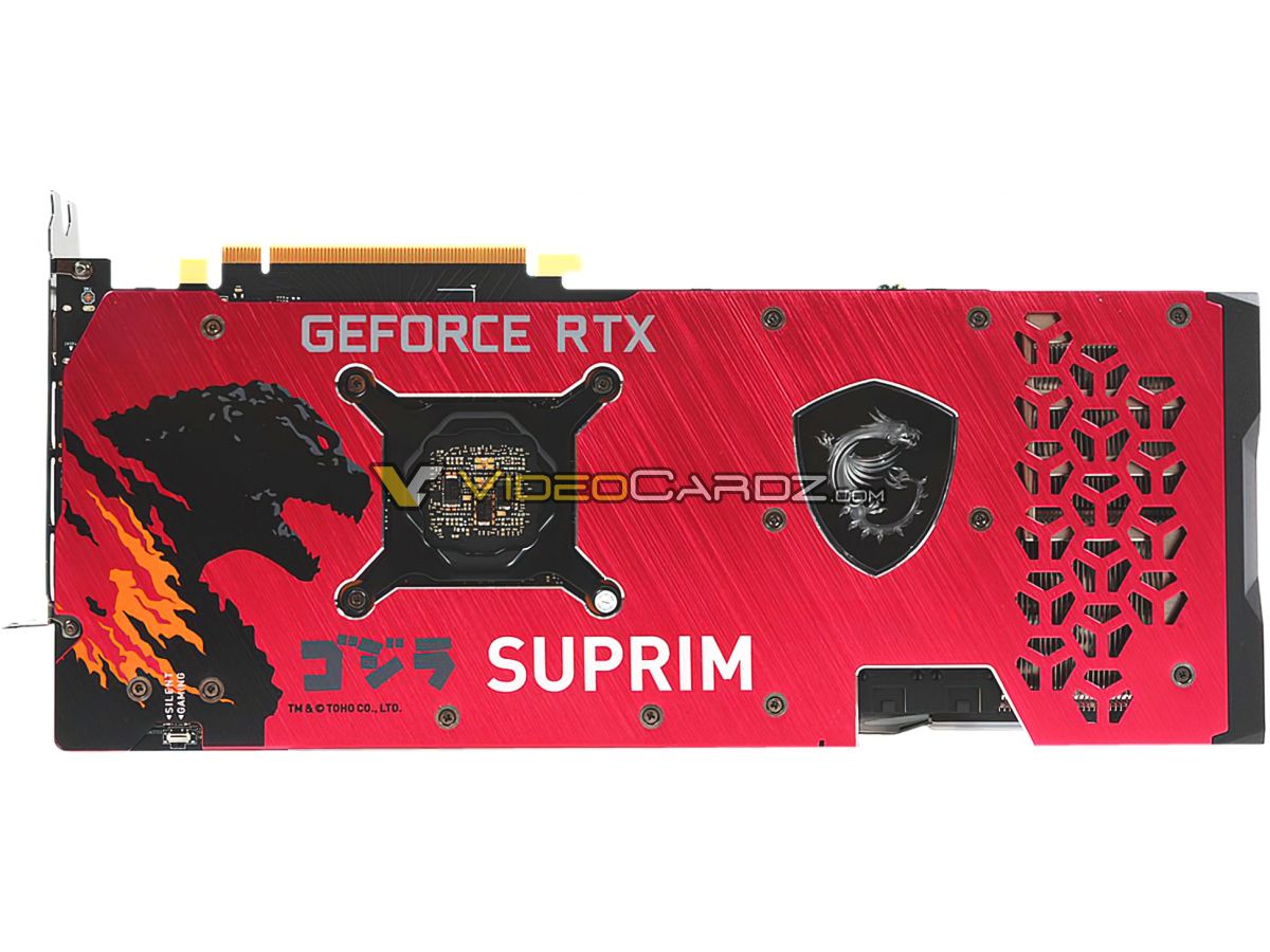MSI GeForce RTX 3070 SUPRIM SE x GODZILLA in foto | PC-Gaming.it