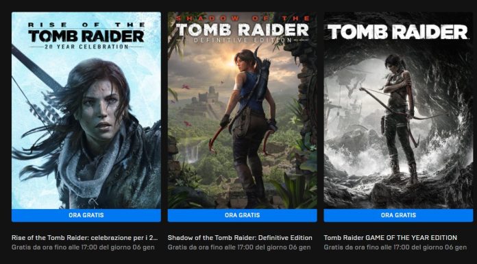 tomb raider gratuito epic games store