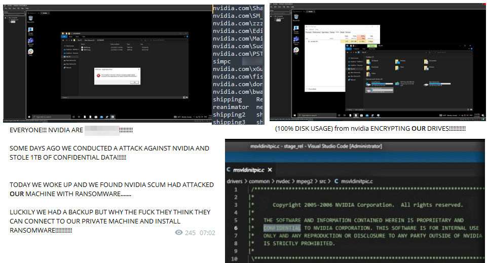nvidia ransomware hacker